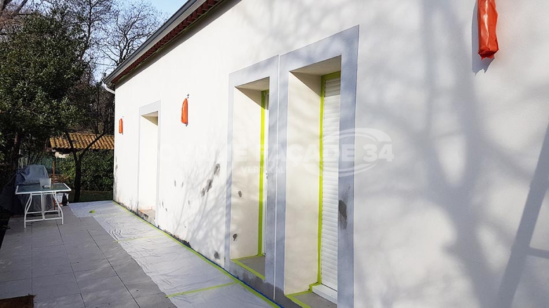 Rénovation façades d'une maison à Valras, 34350, HERAULT